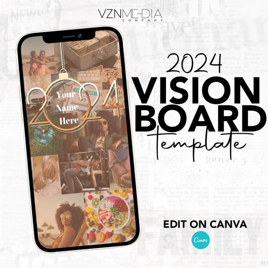 2024 Vision Board Wallpaper